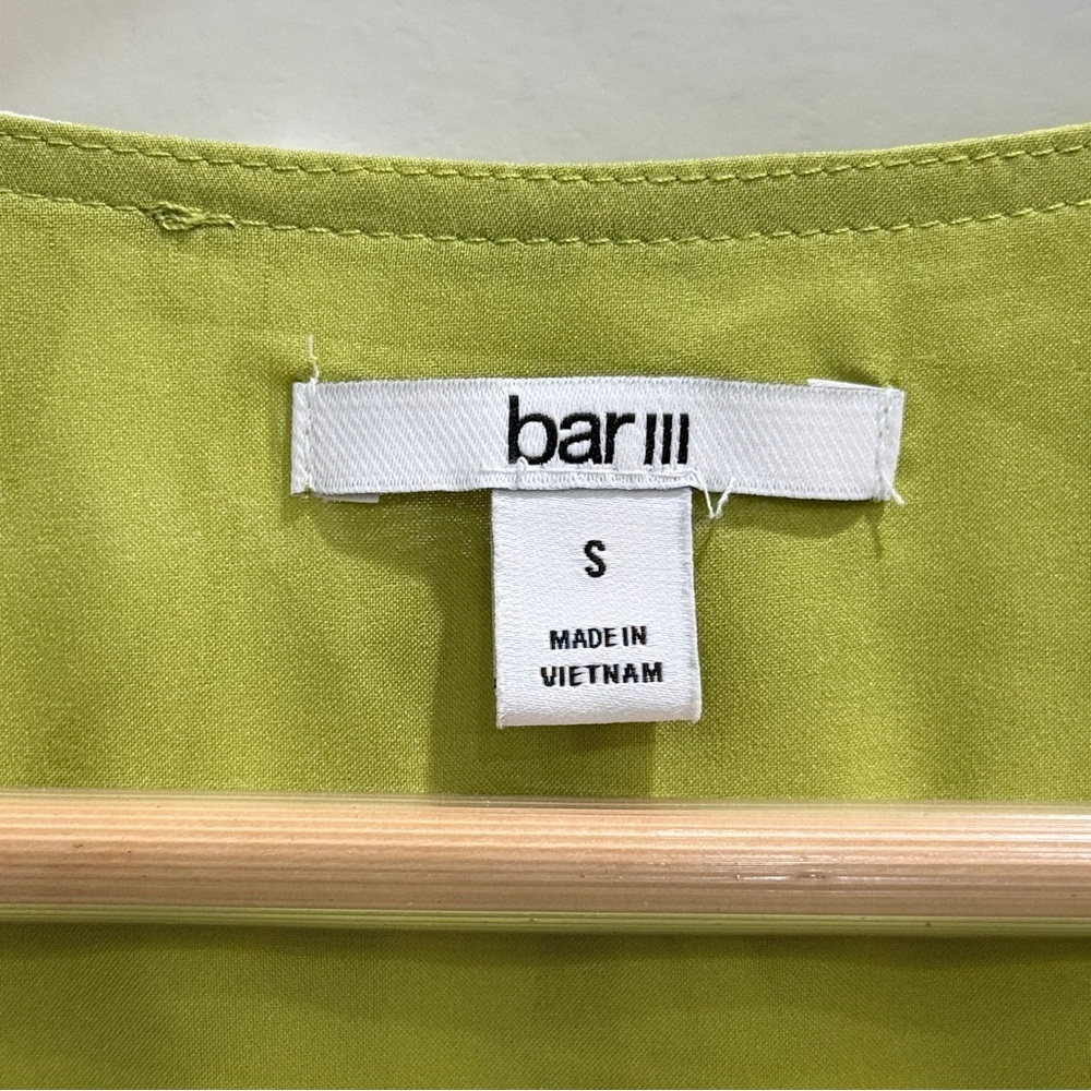 Bar III Tropical Palm Wrap Dress Small - Picture 3 of 9